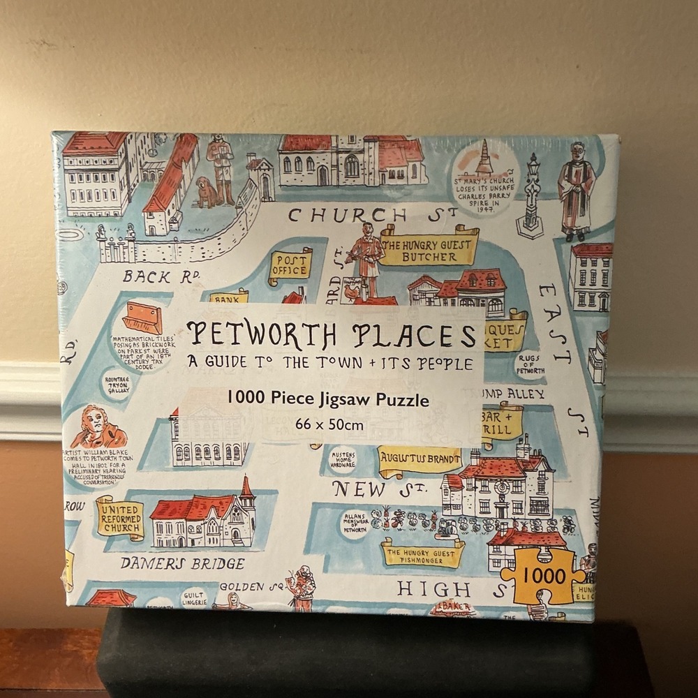 Petworth Places 1000 Piece Jigsaw Puzzle Adam Dant British Town Map New Sealed